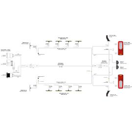 Kit complet feux + câblage semi-remorques 100% LED 